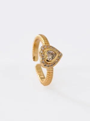 Anillo Cristal Love Ajustable