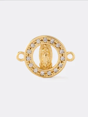 H Guadalupe Con Circonias CRISTAL