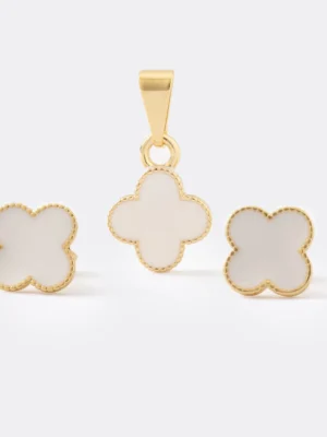 Conjunto Clover Blanco 1 Cm